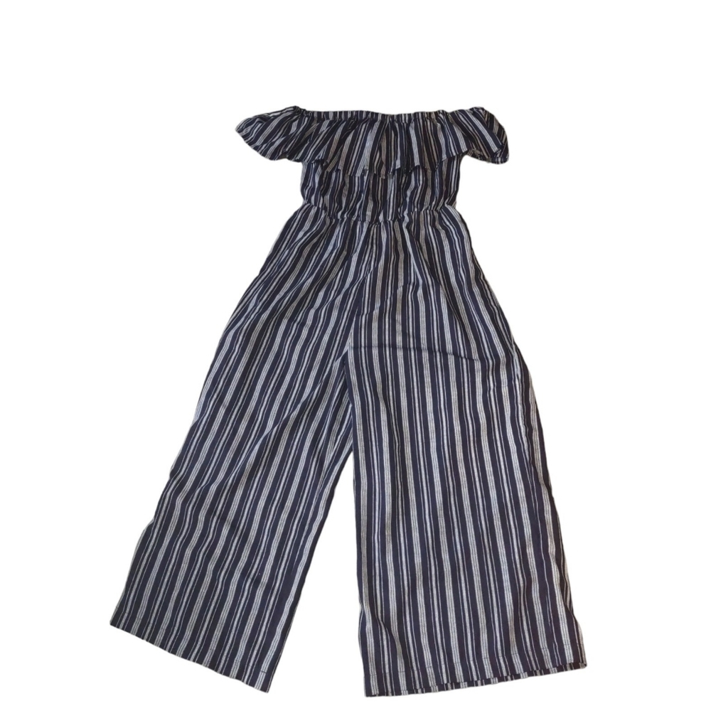 Ruffled Collar Jumpsuit |M